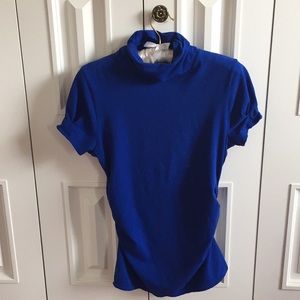 Kenneth Cole Reaction short sleeve scrunched shirt